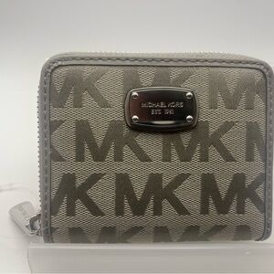 Michael Kors Gray Monogram Wallet